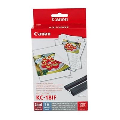 Canon 7741A001/KC-18IF Photo cartridge color + Sticker paper Pack=18 f