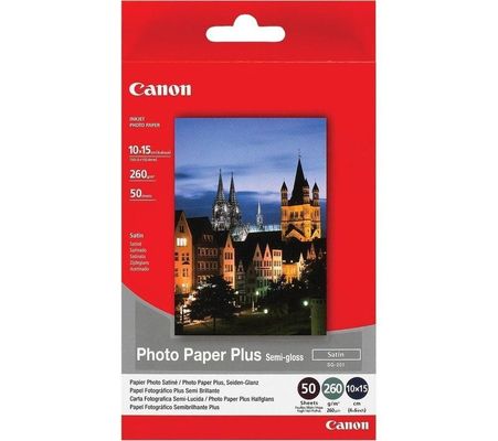 Canon SG-201 Semi-Gloss Photo Paper Plus 4x6" - 50 Sheets
