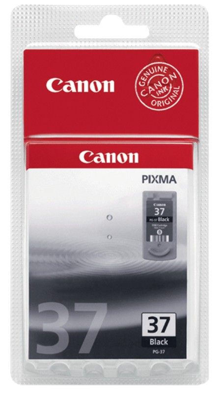 Canon PG-37BK Black Ink Cartridge - Image 1