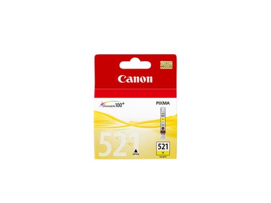 Canon 2936B001/CLI-521Y Ink cartridge yellow. 477 pages ISO/IEC 24711