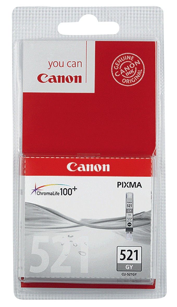 Canon CLI-521GY Grey Ink Cartridge - Image 1
