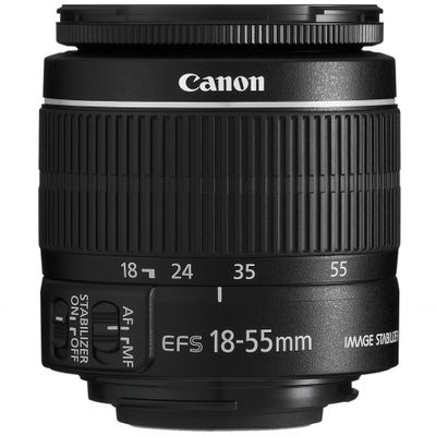 CANON EF-S 18-55 mm f/3.5-5.6 IS II USM Standard Zoom Lens, Black