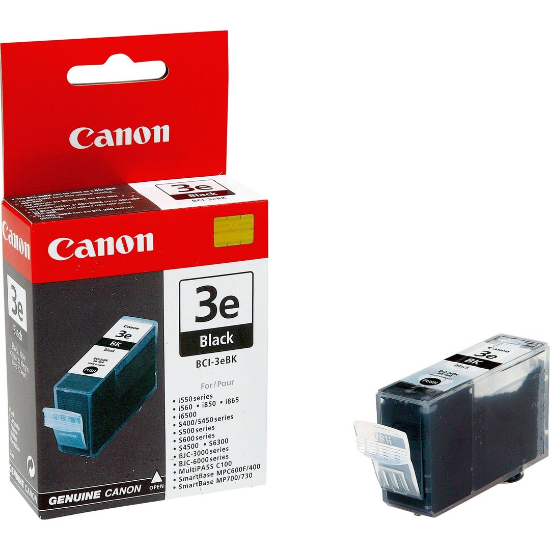 Canon BCI-3e BK Black Ink Cartridge - Image 1