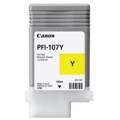 Canon 6708B001/PFI-107Y Ink cartridge yellow 130ml for Canon IPF 670/6