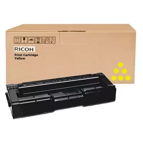 Ricoh 407639 toner cartridge 1 pc(s) Original Yellow - Image 1
