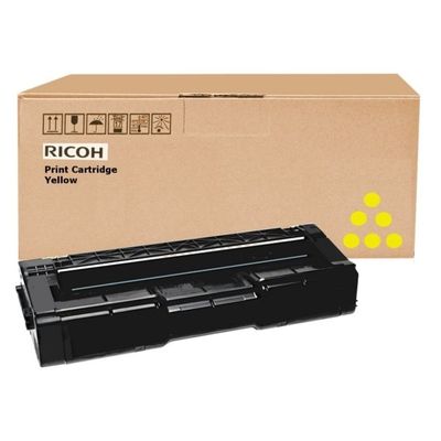 Ricoh 407639 toner cartridge 1 pc(s) Original Yellow - Thumbnail 2