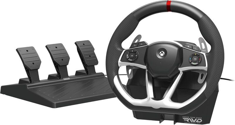 Hori Force Feedback Racing Wheel DLX Black USB Steering wheel + Pedals Digital Xbox One Xbox Series S Xbox Series X - Image 1