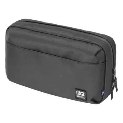 Hori Reversible Travel Pouch (Black) for Nintendo Switch 2 - Thumbnail 2