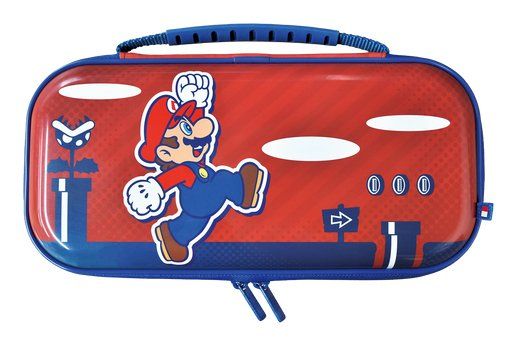 Hori Nintendo Switch 2 Tasche Mario Cover Blue, Red - Image 1