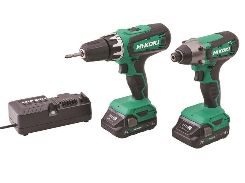 Hikoki KC18DFXJAZ Kc18Dfxjaz Twin Pack 18V 2 X 2.0Ah Li-Ion - Image 1