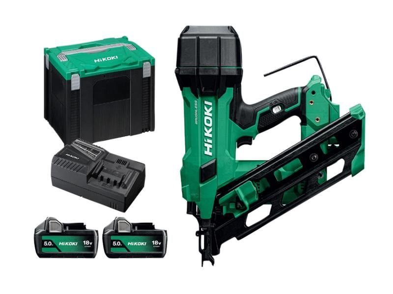Hikoki NR1890DCAJPZ Nr1890Dcajpz Framing Nailer 18V 2 X 5.0Ah Li-Ion - Image 1