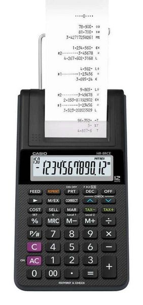 Casio HR-8RCE-BK calculator Desktop Printing Black - Thumbnail 2