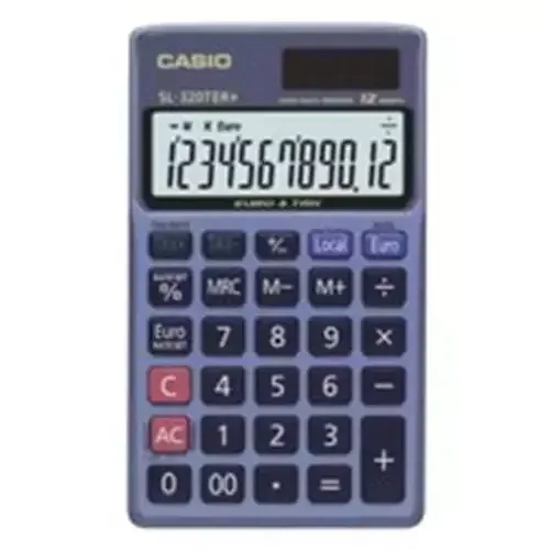 Casio SL-320TER+ calculator Pocket Basic Blue - Image 1