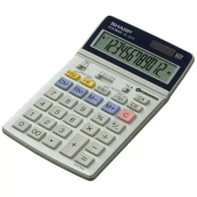 Sharp EL-337C calculator - Thumbnail 2