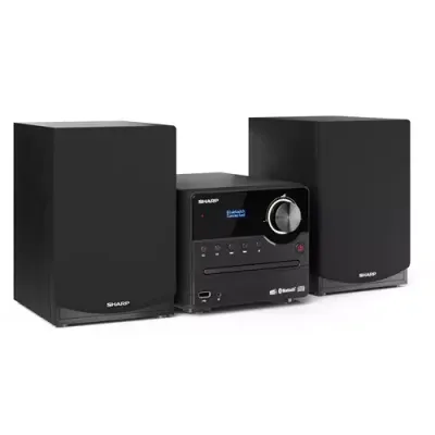 SHARP XL-B517DBK Bluetooth Micro Hi-Fi System - Black, Black - Thumbnail 2