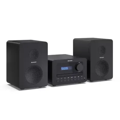 SHARP XL-B520D Tokyo Bluetooth Hi-Fi Micro System Black, Black - Thumbnail 2