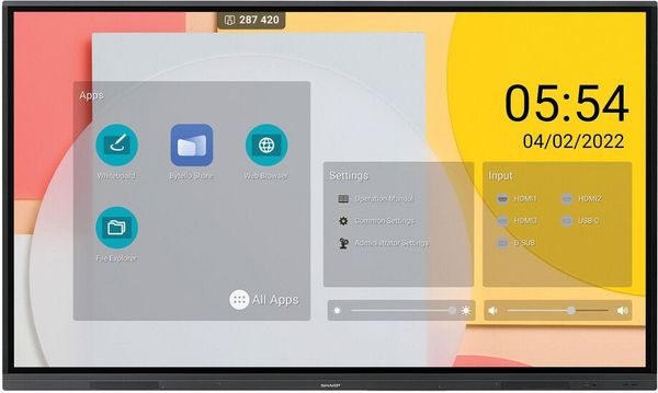 Sharp PN-L652B 165.1 cm (65") 3840 x 2160 pixels LCD Black - Thumbnail 2