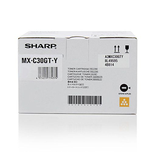 Sharp MXC30GTY toner cartridge 1 pc(s) Original Yellow - Image 1