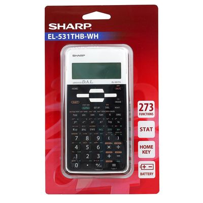 Sharp EL-531TH calculator Pocket Scientific Black White - Thumbnail 2