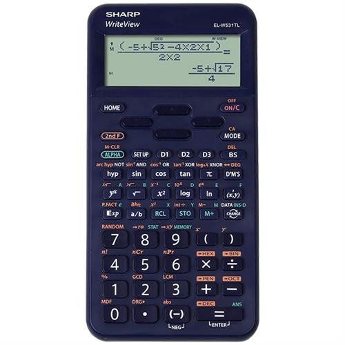 Sharp ELW531T 16 Digit Scientific Calculator Blue SH-ELW531TLBBL - Image 1