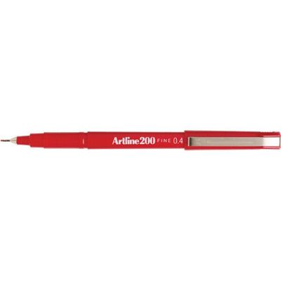 Artline 200 fineliner Red 12 pc(s)