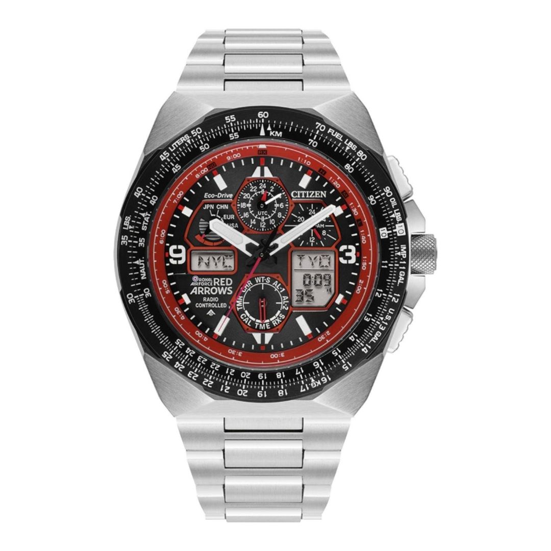 Citizen Red Arrows Skyhawk Stainless Steel Eco-Drive Watch - Image 1
