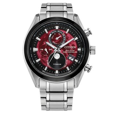Citizen Moonphase 43mm Titanium Eco-Drive Men's Watch