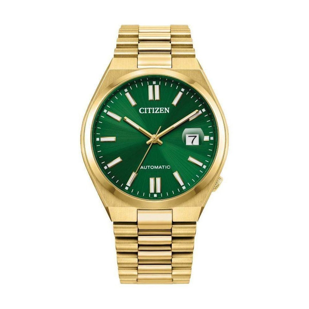 Citizen Tsuyosa NJ0152-51X Men's Watch – 40mm Green Dial Stainless Steel - Image 1