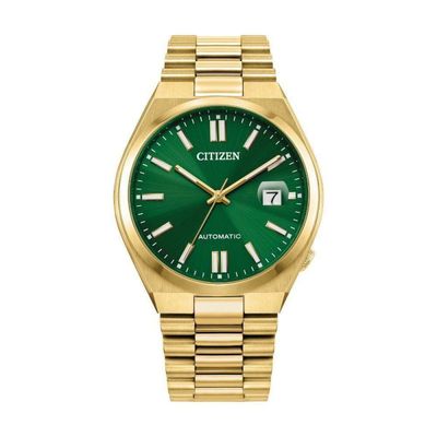 Citizen Tsuyosa NJ0152-51X Men's Watch – 40mm Green Dial Stainless Steel