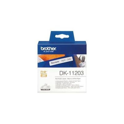 Brother DK-11203 DirectLabel Etikettes 17mm x 87mm 300 for Brother P-T