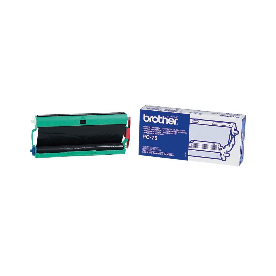Brother PC-75 fax supply Fax cartridge + ribbon 144 pages Black 1 pc(s) - Image 1