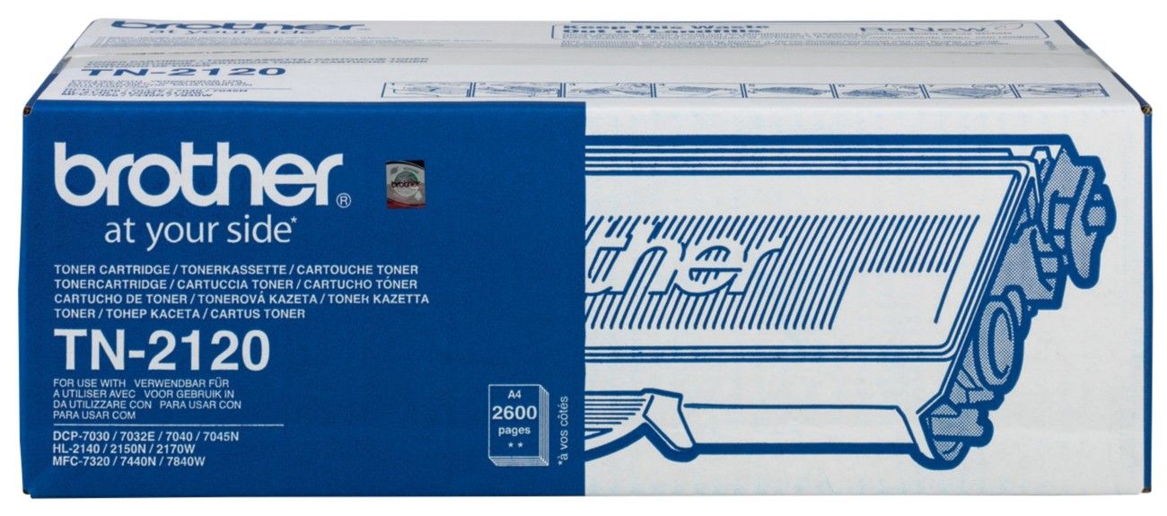 Brother TN-2120 toner cartridge 1 pc(s) Original Black - Image 1