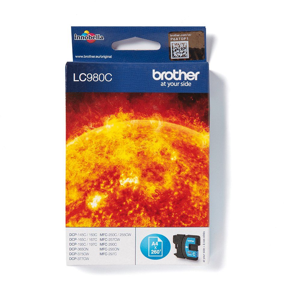 Brother LC980C ink cartridge 1 pc(s) Original Cyan - Image 1