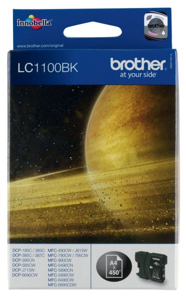 Brother LC1100BK ink cartridge 1 pc(s) Original Black