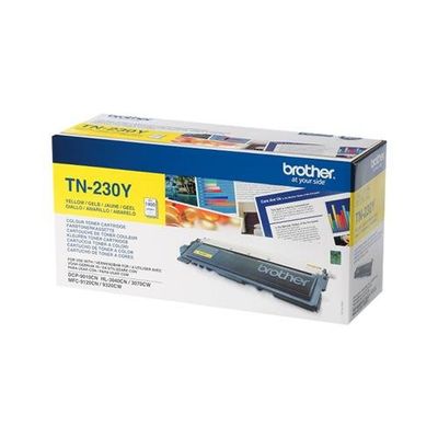 Brother TN-230Y Toner-kit yellow. 1.4K pages ISO/IEC 19798 for Brother