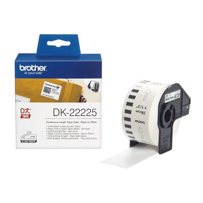 Brother DK-22225 DirectLabel Etikettes white 38mm x 30.48m for Brother