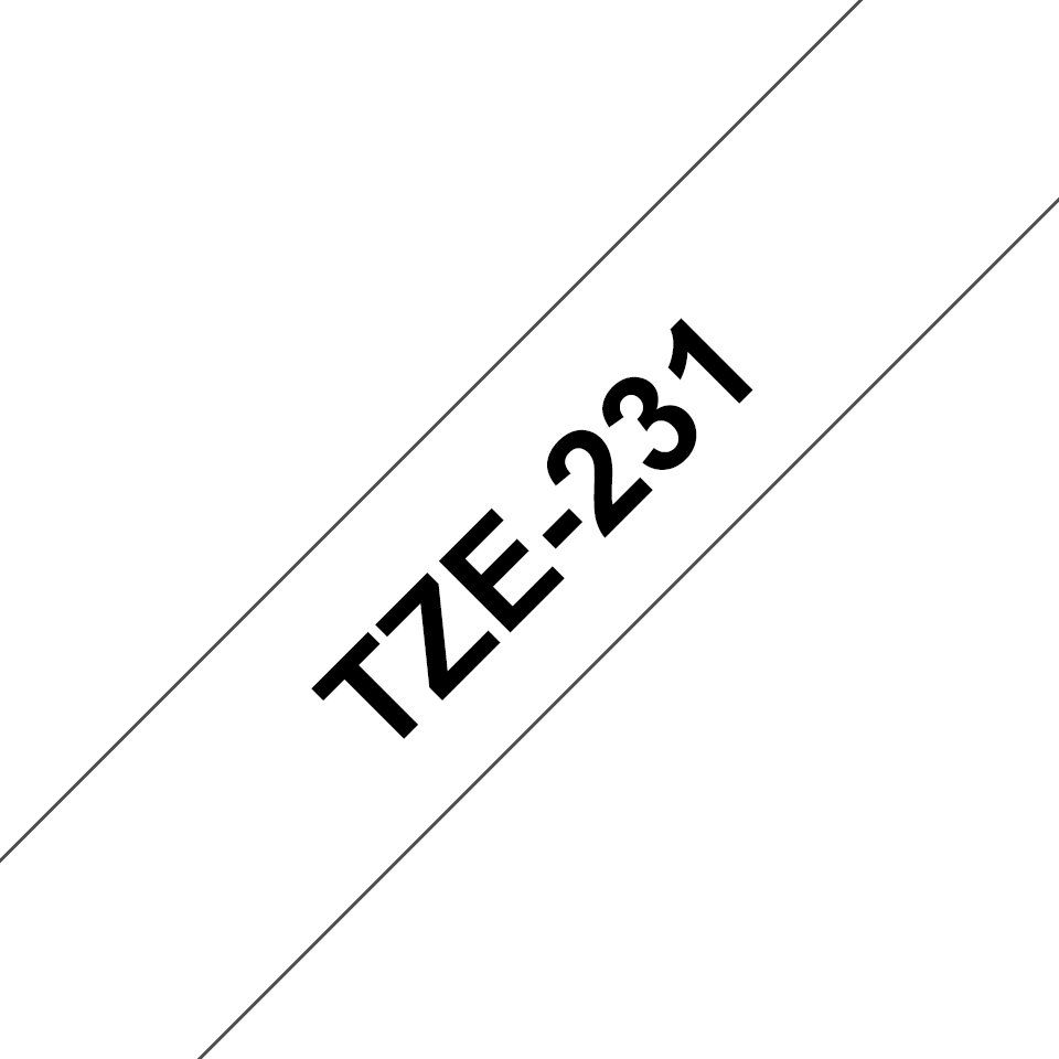 BROTHER TZe-231 Label Cassette Tape - Image 1