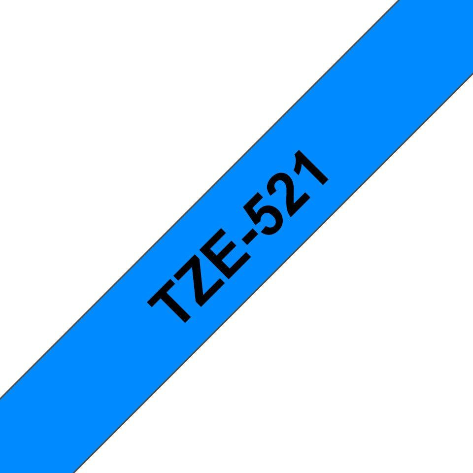 Brother Laminated tape 9mm. Label colour: Black on blue Tape type: TZe Product colour: Black. Tape width: 9 mm Tape length: 8 m Width: 27 mm. Pallet gross height: 16.2 cm Master (outer) cases per pallet: 36 pc(s) Layers per pallet: 6 pc(s) - Image 1