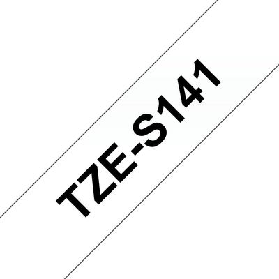 Brother TZE-S141 DirectLabel black on Transparent extra strong 18mm x