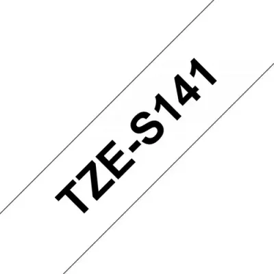 Brother TZE-S141 DirectLabel black on Transparent extra strong 18mm x - Thumbnail 3