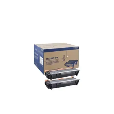 Brother TN-3380TWIN Toner-kit high-capacity twin pack. 2x8K pages ISO/ - Thumbnail 3