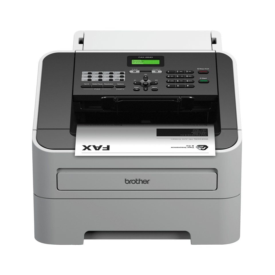 Brother FAX-2840 fax machine Laser 33.6 Kbit/s A4 Black Grey - Image 1