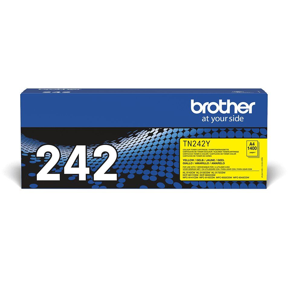 Brother TN-242Y toner cartridge 1 pc(s) Original Yellow - Image 1
