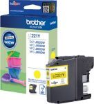 Brother LC221Y ink cartridge 1 pc(s) Original Yellow - Image 1