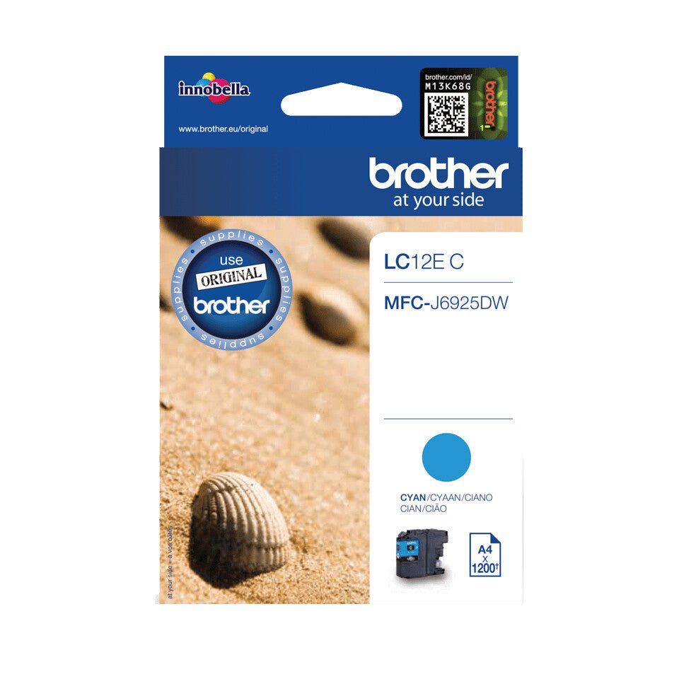 Brother LC12EC Inkjet Cartridge Cyan LC12EC - Image 1