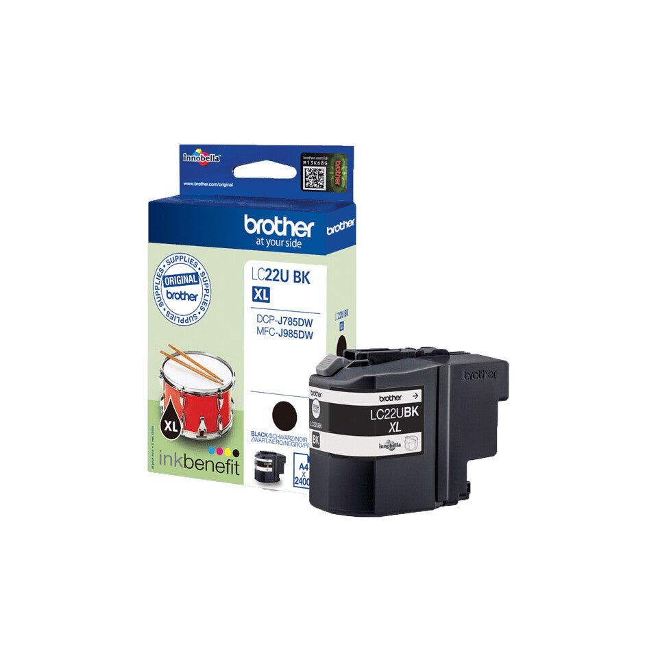 Brother LC22UBK ink cartridge 1 pc(s) Original High (XL) Yield Black - Image 1