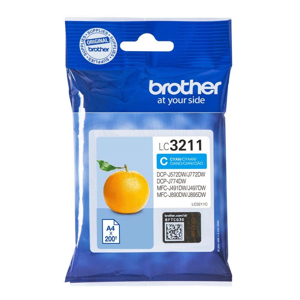 Brother LC3211C ink cartridge 1 pc(s) Original Standard Yield Cyan - Image 1