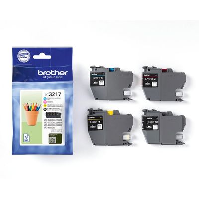 Brother LC-3217VALDR Ink cartridge multi pack Bk.C.M.Y. 4x550 pages IS