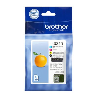 Brother LC-3211VALDR Ink cartridge multi pack Bk.C.M.Y. 4x200 pages IS