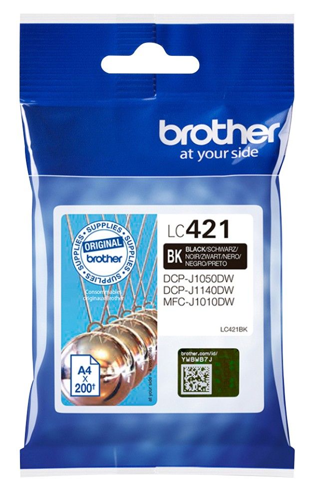 Brother LC421BK ink cartridge 1 pc(s) Original Black - Image 1